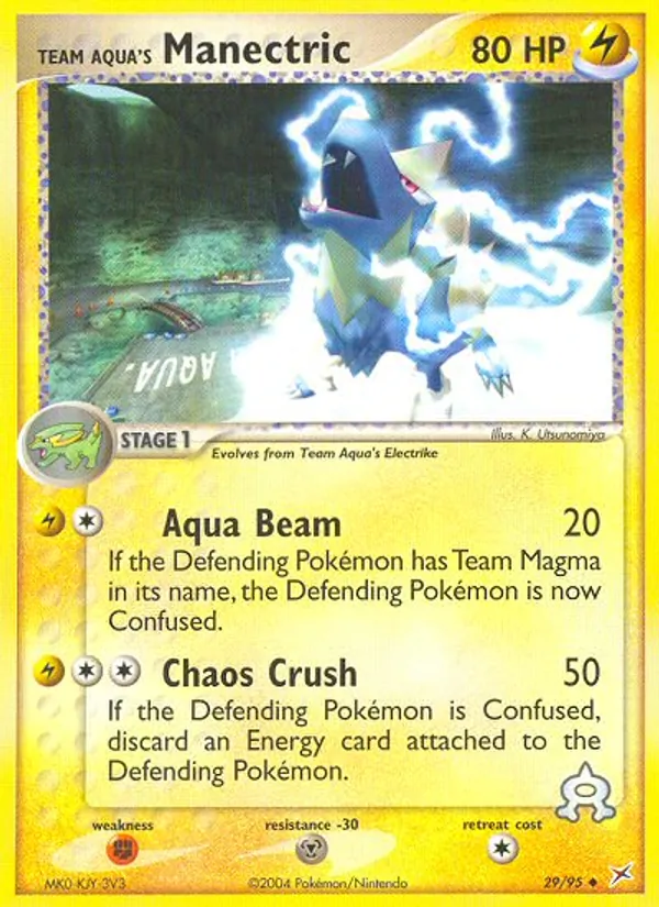 Team Aqua's Manectric #29/95