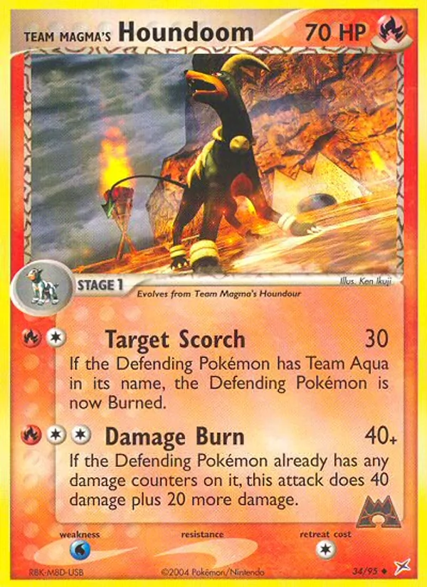 Team Magma's Houndoom #34/95