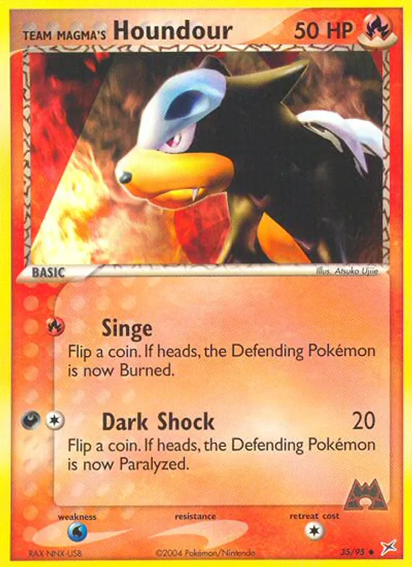 Team Magma's Houndour #35/95