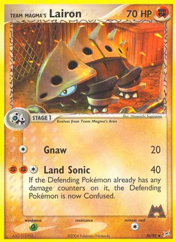 Team Magma's Lairon #36/95