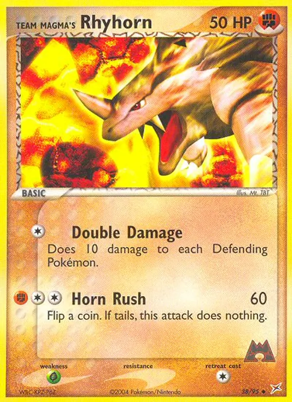 Team Magma's Rhyhorn #38/95