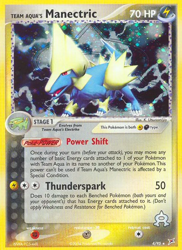 Team Aqua's Manectric #4/95