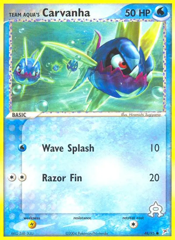 Team Aqua's Carvanha #48/95