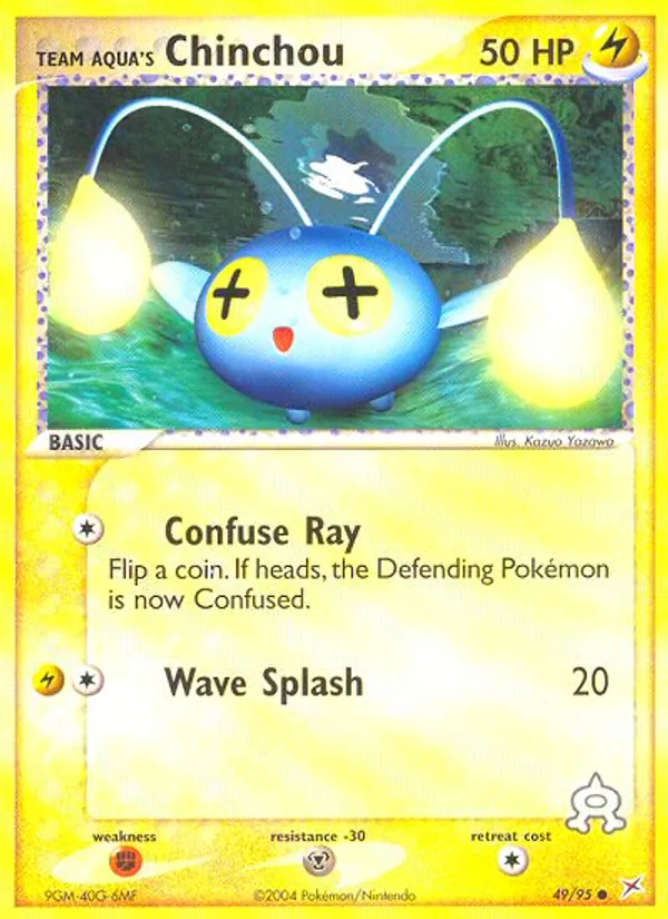 Team Aqua's Chinchou #49/95