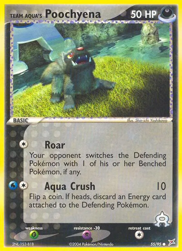 Team Aqua's Poochyena #55/95