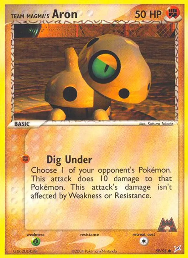 Team Magma's Aron #59/95