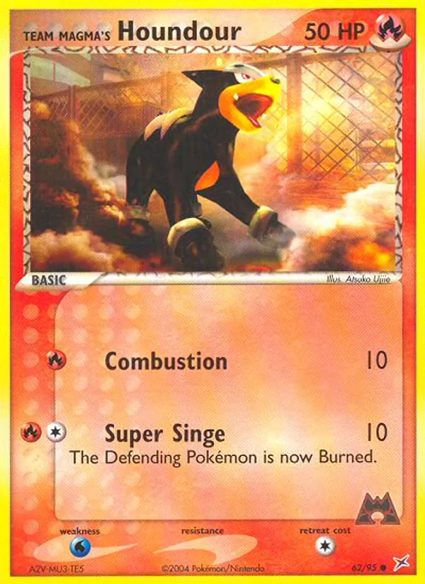 Team Magma's Houndour #62/95