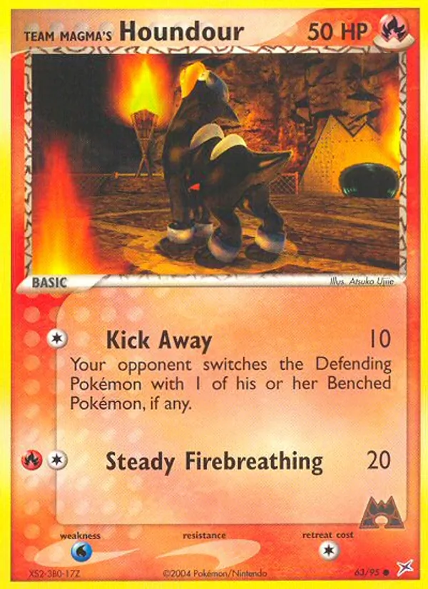 Team Magma's Houndour #63/95