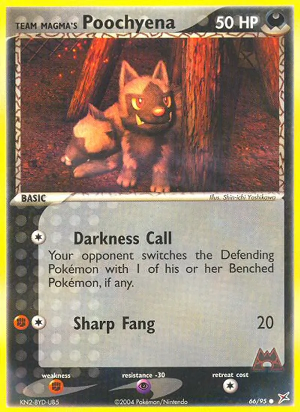 Team Magma's Poochyena #66/95