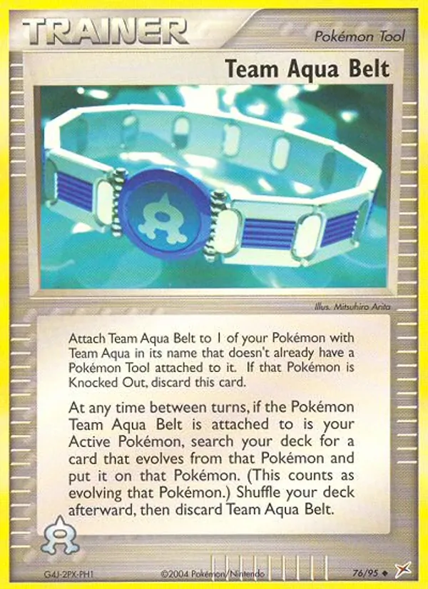 Team Aqua Belt #76/95