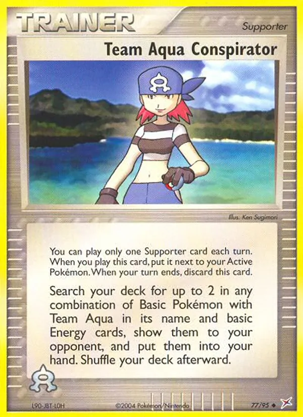 Team Aqua Conspirator #77/95