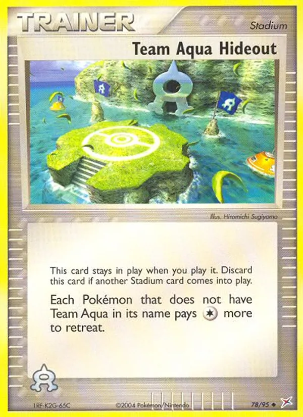 Team Aqua Hideout #78/95