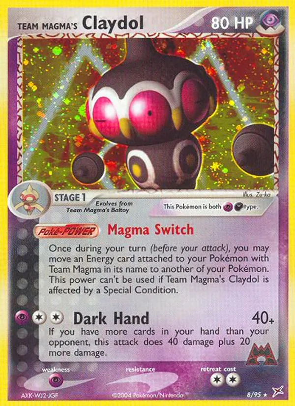 Team Magma's Claydol #8/95
