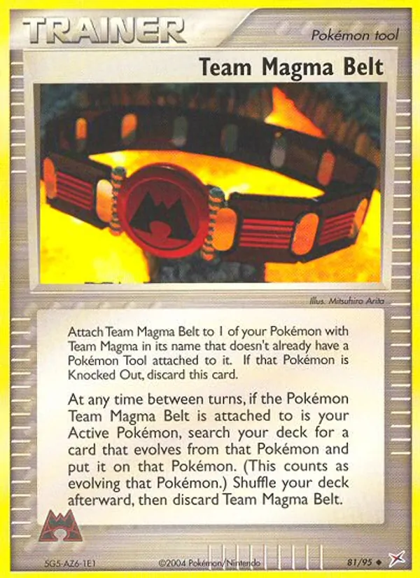 Team Magma Belt #81/95