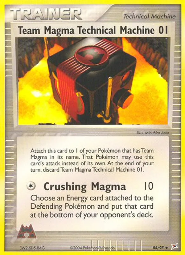 Team Magma Technical Machine 01 #84/95