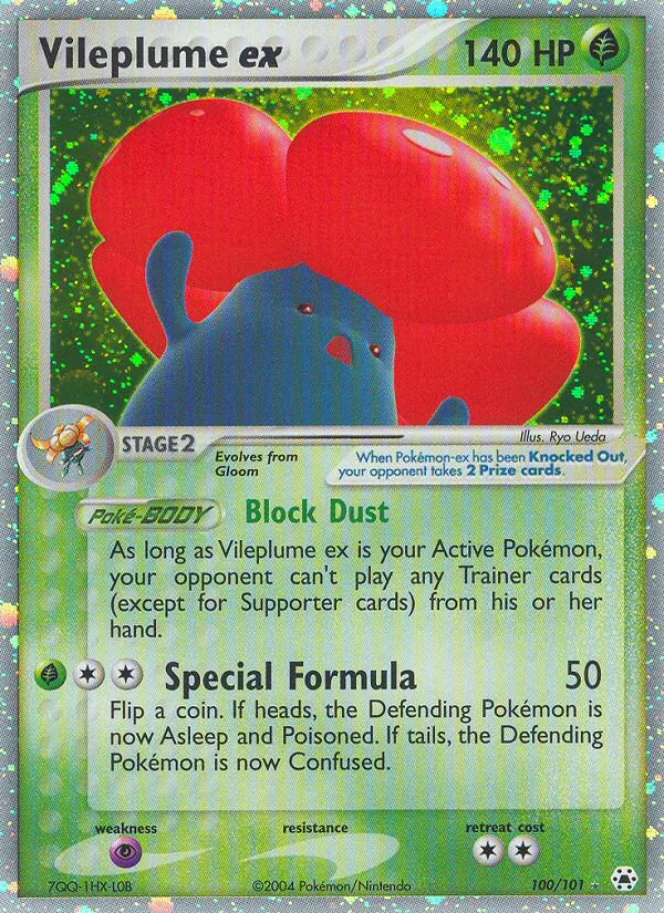 Vileplume ex #100/101