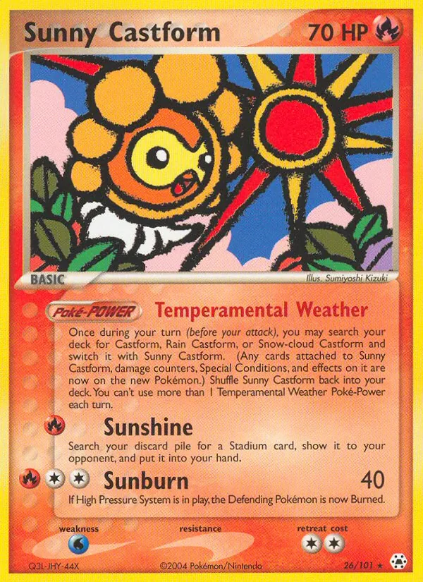 Sunny Castform #26/101