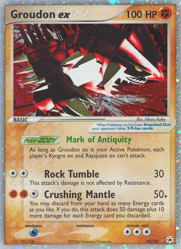 Groudon ex #93/101