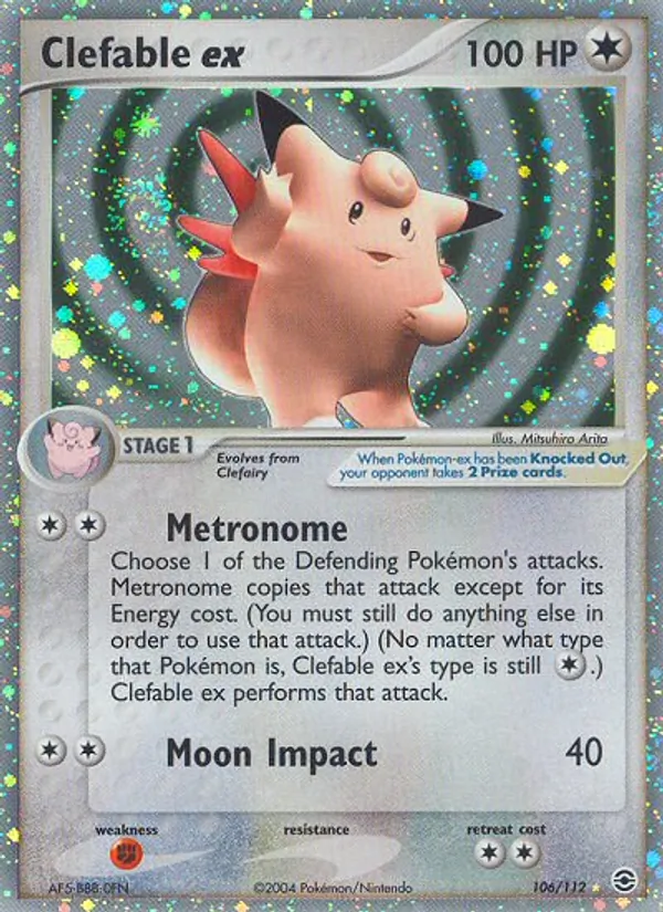 Clefable ex #106/112