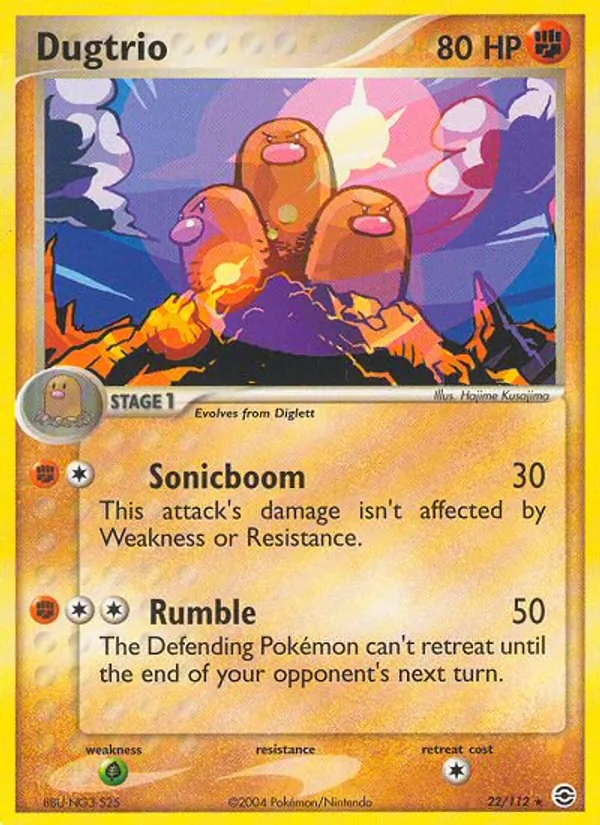 Dugtrio #22/112
