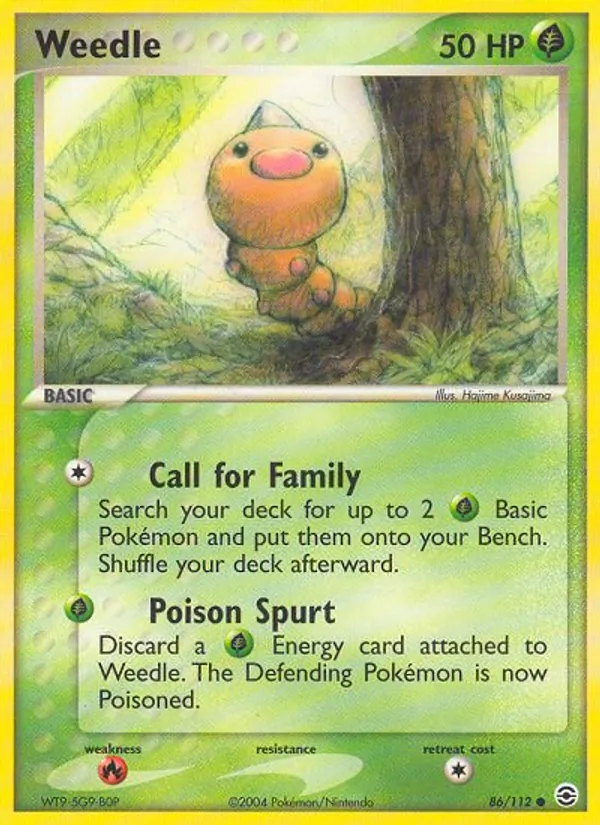 Weedle #86/112