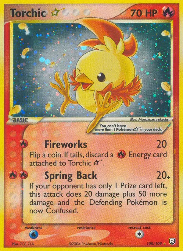 Torchic ☆ #108/109