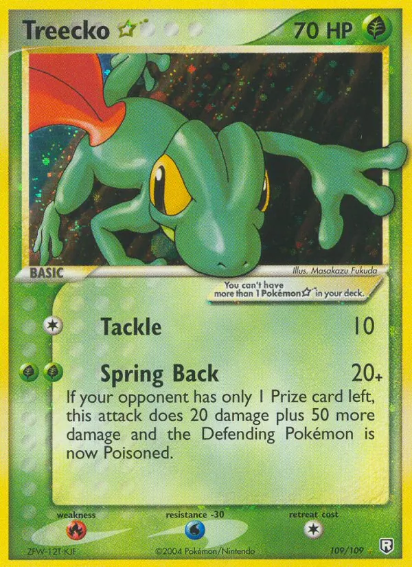 Treecko ☆ #109/109