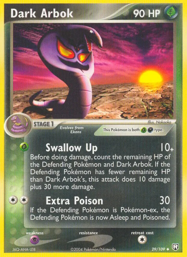 Dark Arbok #29/109