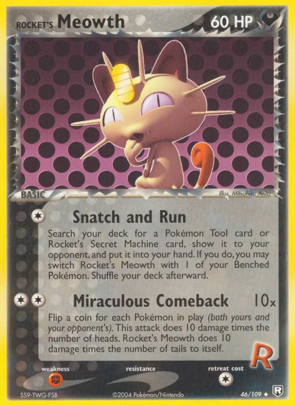 Rocket's Meowth #46/109