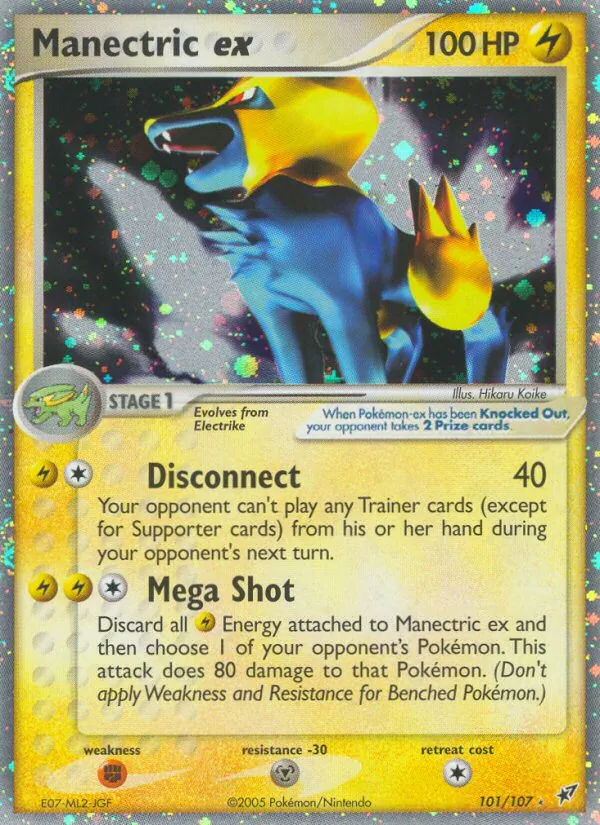 Manectric ex #101/107