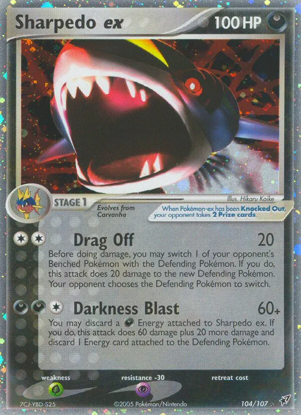 Sharpedo ex #104/107