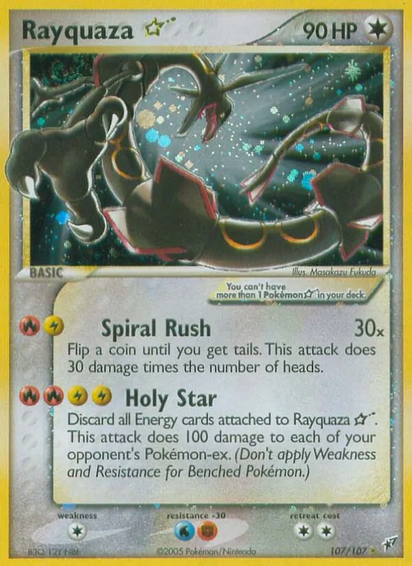 Rayquaza ☆ #107/107