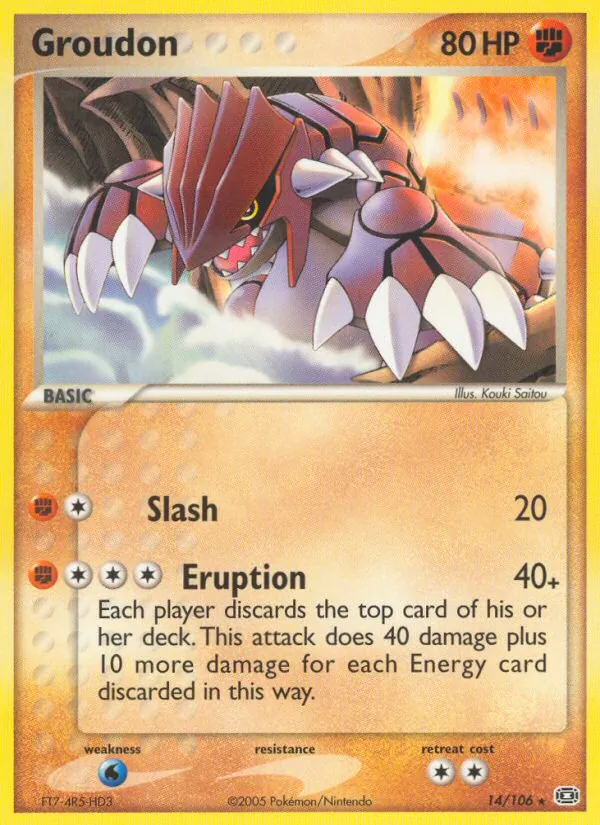 Groudon #14/106