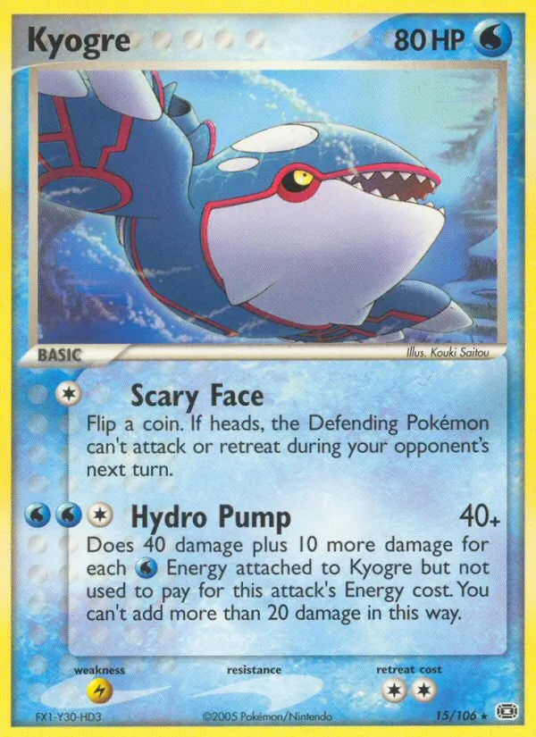 Kyogre #15/106