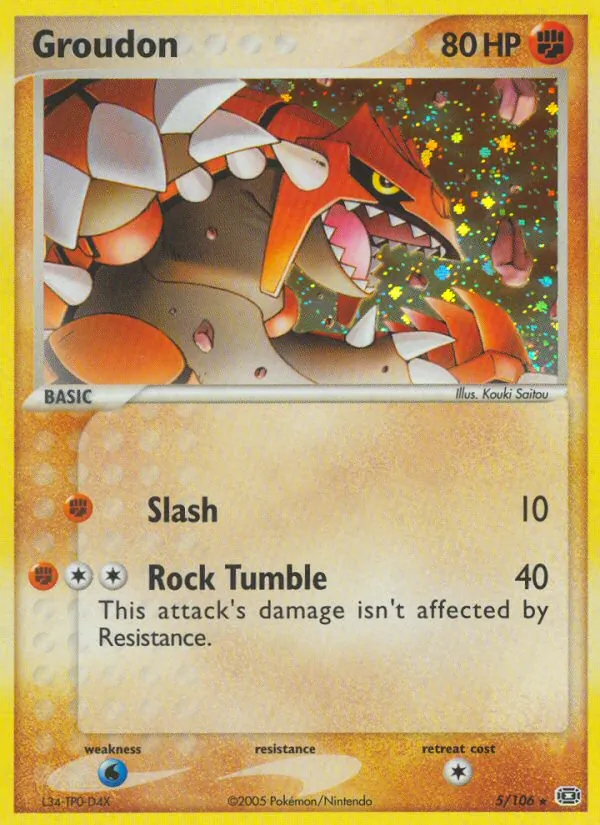 Groudon #5/106