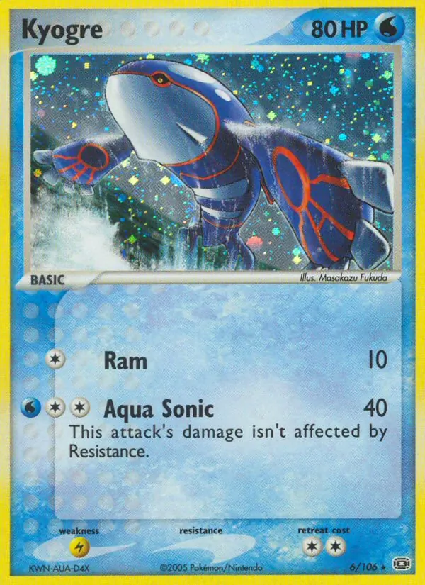 Kyogre #6/106