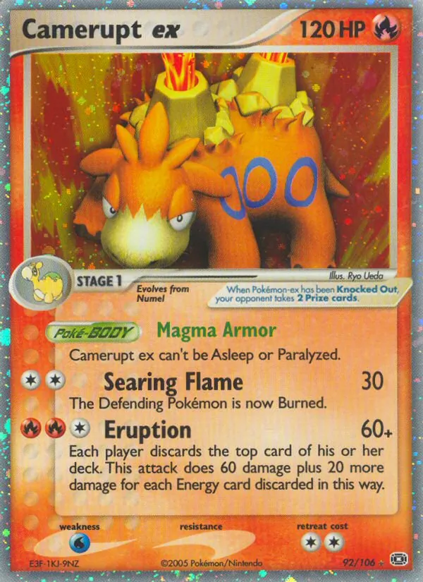 Camerupt ex #92/106