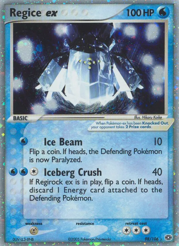 Regice ex #98/106