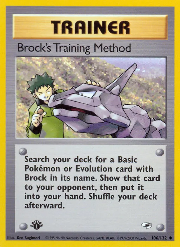 Brock's Training Method #106/132