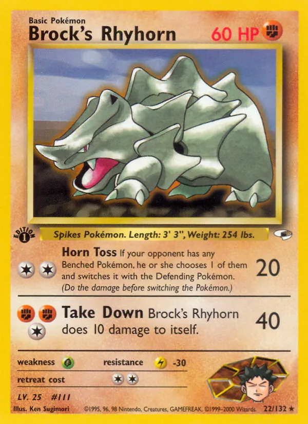 Brock's Rhyhorn #22/132