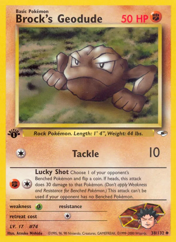 Brock's Geodude #38/132