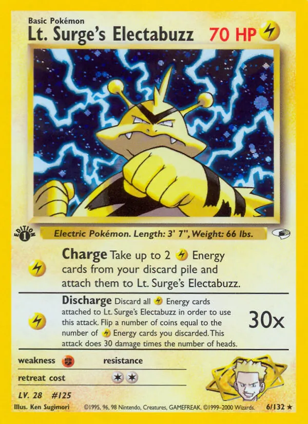 Lt. Surge's Electabuzz #6/132