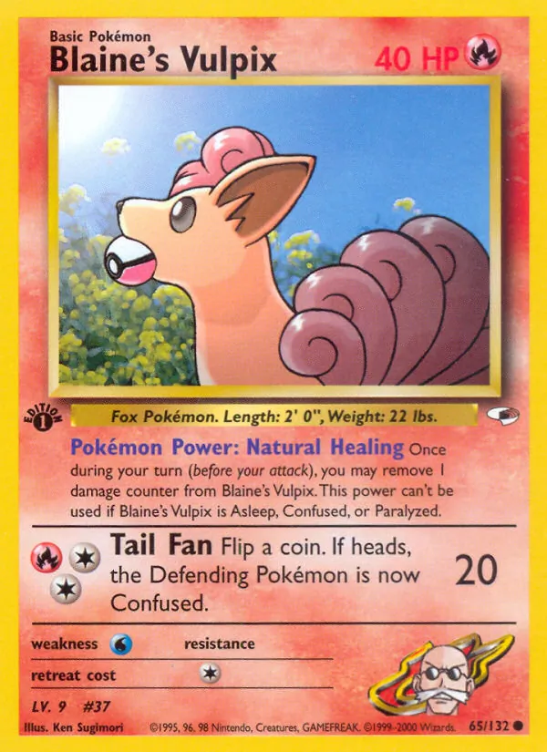 Blaine's Vulpix #65/132