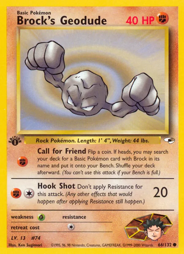 Brock's Geodude #66/132