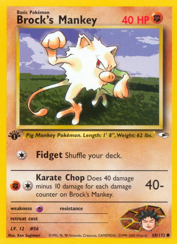 Brock's Mankey #68/132