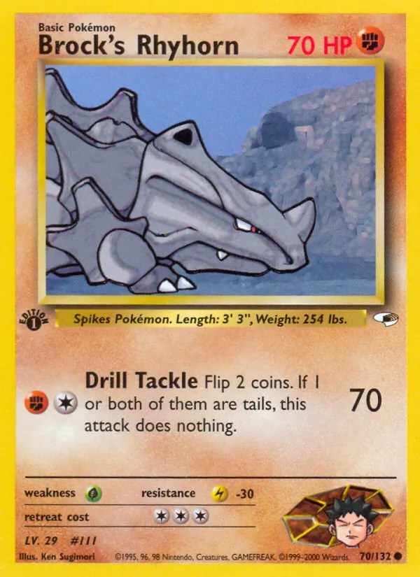 Brock's Rhyhorn #70/132