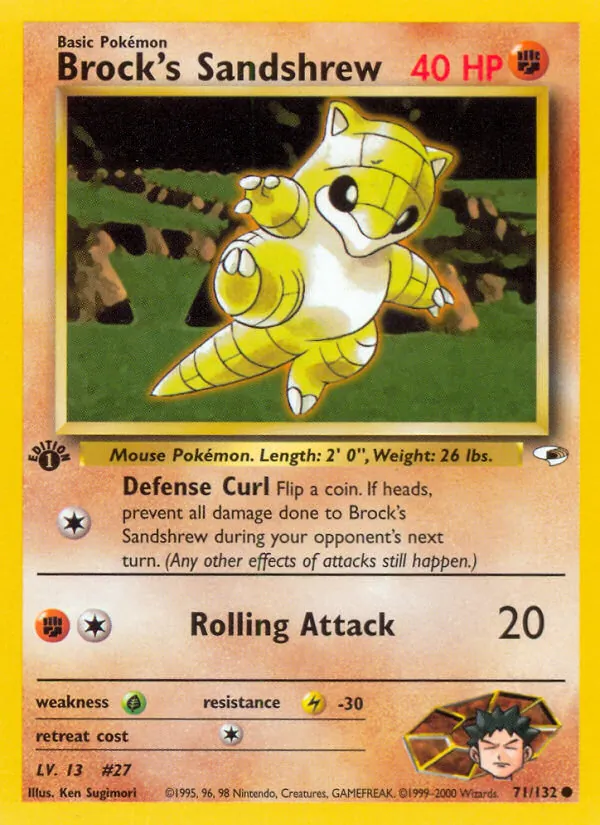Brock's Sandshrew #71/132