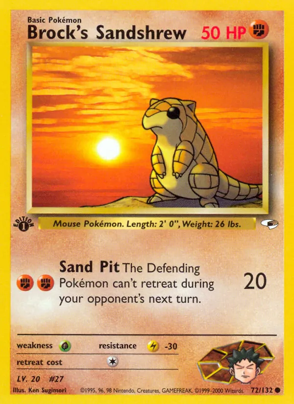 Brock's Sandshrew #72/132