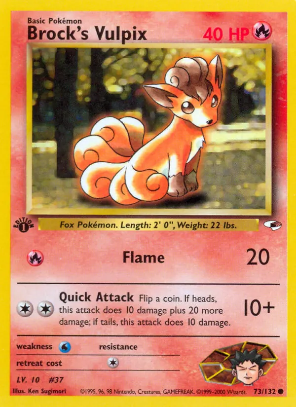 Brock's Vulpix #73/132