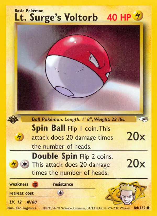 Lt. Surge's Voltorb #84/132
